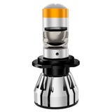 9005 HB3 9006 HB4 LED Projector Headlight Bulbs High Beam 500% Brighter 80W 9600LM 6500K White 1:1 Mini Size No Adapter Required Wireless Plug and Play Canbus for F-150 Silverado RAM