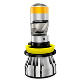 9005 HB3 9006 HB4 LED Projector Headlight Bulbs High Beam 500% Brighter 80W 9600LM 6500K White 1:1 Mini Size No Adapter Required Wireless Plug and Play Canbus for F-150 Silverado RAM