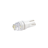 T10 Ceramic LED Bulb 501 Wedge 12V for Car Interior Dome Map License Plate Light （Transparent Cake Shape Lens）