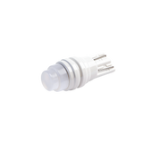 T10 Ceramic LED 501 Wedge Bulb – Superior Heat Dissipation 360° Illumination 12V for Interior Map Trunk Side Marker Lights （ Smoked Cake shaped Lens）