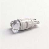 T10 Ceramics Interior Exterior Bright LED Bulb Light 168 175 194 2825 W5W Size Bulb （Transparent Wedge Combo Beam Lens）