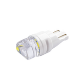 T10 Ceramic LED Bulb 360° Full Angle for Side Marker Door Reflector Clearance Light 26MM (Transparent Wedge Combo Beam Lens)