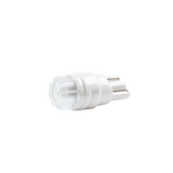 T10 LED Bulb Ceramic Body W5W 194 168 High Brightness 6500K White 12V Automotive Light for Car Interior Exterior Dome Map Door License Plate Light(Smoked Helmet Shape Lens)