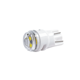 T10 194 Ceramic LED Bulb 12V Long Lifespan 50,000 Hours Heat-Resistant for Car Interior Dome Map License Plate Light (Transparent Top circle dot lens)