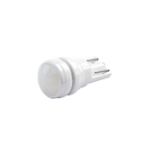 Upgraded T10 Ceramic LED Bulb W5W 194 168 6000K Xenon White 12V Vehicle Light Bulb for Interior Dome Map Door Courtesy Side Marker Trunk Light (Smoked Spot beam lens)