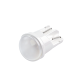 High Performance T10 Ceramic LED Bulb W5W 194 168 6000K White 12V Auto Light for Dome Map Door Side Marker Trunk Dashboard Light  (Smoked Spot beam lens)