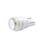 T10 LED Interior Bulb W5W 194 168 Ceramic Body 6000K White 12V Automotive Light for Dome Map Door Courtesy Lamp  (Transparent Spot Beam Lens)