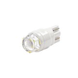 T10 LED Interior Bulb W5W 194 168 Ceramic Body 6000K White 12V Automotive Light for Position Dome Map Door Courtesy Lamp (Transparent Hexagon Lens)