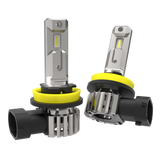 Upgraded H11 H8 H9 9005 9006 LED Headlight Kit, 50W 7600LM 6500K Xenon White, 1:1 Mini Size, High-Speed Cooling Fan, Error Free, Perfect Low Beam Replacement