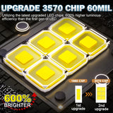 H4 Bi-LED Lens Headlight Bulb 6000K White 90W 14000LM Super Bright IP68 Waterproof for Sedan Hatchback Pickup