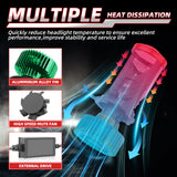 H4 LED Lens Projector Bulb 6000K White 90W 14000LM Super Bright 12V-24V Headlight Conversion Kit for Truck SUV Van