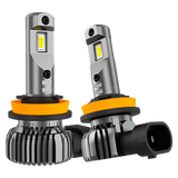 H13/880/881/H11/H10/9006/5202/2504 Fanless LED Headlight Bulbs All-in-One Design 12V 50W 5600LM Super Bright