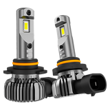 H13/880/881/H11/H10/9006/5202/2504 Fanless LED Headlight Bulbs All-in-One Design 12V 50W 5600LM Super Bright