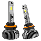 H13/880/881/H11/H10/9006/5202/2504 Fanless LED Headlight Bulbs All-in-One Design 12V 50W 5600LM Super Bright