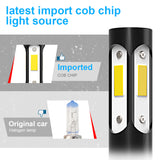 H11 H8 H9 9005 9006 H7 LED Headlight Bulbs 60W 6000 LM 12V-24V 6000K White 4 sides 360° Adjustable Beam