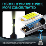 H1 H4 H7 9005 9006 H11 H8 H9 LED Headlight Bulbs 6000K White Super Bright 6000LM 50W Plug-and-Play for Fog Lights Low Beam