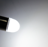 BA9S LED Bulb 3 2835 SMD for Car Glove Box Compartment Light Trunk Luggage Lamp 12V White (Smoked Bullet shaped Lens)