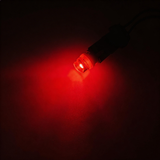 BA9S LED Bulb White for Auto Door Courtesy Trunk Light Universal Fit 3893 53 57 12V (Transparent Diffused Beam Lens)