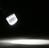 BA9S H5W 64111 LED Bulb 6000K White 12V for Car License Plate Light Dome Map Lamp Replacement ( Transparent Rome Lens )