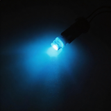 BA9S LED Bulb White for Auto Door Courtesy Trunk Light Universal Fit 3893 53 57 12V (Transparent Diffused Beam Lens)