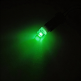 BA9S LED Bulb White for Auto Door Courtesy Trunk Light Universal Fit 3893 53 57 12V (Transparent Diffused Beam Lens)