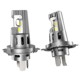 H4 H7 H11/H8/H9 LED Bulbs Fanless, 30W 3600LM 6000K, 1:1 Mini Size, IP68 Waterproof, Zero Noise, CANBUS Error Free, Low Beam or Fog Light Replacement
