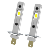 H4 H7 H11/H8/H9 LED Bulbs Fanless, 30W 3600LM 6000K, 1:1 Mini Size, IP68 Waterproof, Zero Noise, CANBUS Error Free, Low Beam or Fog Light Replacement