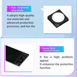 2PCS 13.7"x4.01" Devil Eyes Light for Windshield – Flexible LED Screen 20*64 Pixel Dual Screen Sync, LED Eyes for Cars/Trucks/SUVs/RV, App Controlled Animated Windshield LED with Custom Text & Graphics