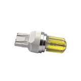 7440 W21W LED Bulb Amber, 12V Silicone 4 Side COB LED 360° Full Angle LED Brake Light and Turn Signal Light