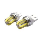7440 W21W LED Bulb Amber, 12V Silicone 4 Side COB LED 360° Full Angle LED Brake Light and Turn Signal Light