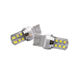 7443 W21/5W LED Bulb 12V 12 2835 LED 360° Full Angle, Silicone Heat Dissipation 300% Brighter than Halogen Brake Tail Stop Blinker Light