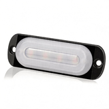 LED Truck Side Lights, DC 12-24V 4 LED IPX-4 Waterproof, Steady Lighting Strobe Flash Guide Light Fit for Trailer Pickup RV Van Auto Parts