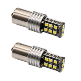 1157 BA15D S25 1156 BA15S Amber White Red LED Bulb, 2835 15 LED High Lumen Brake Tail Turn Signal for Jeep Wrangler