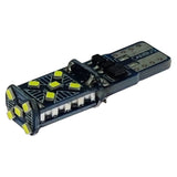 ZXREEK Canbus T10 12 3030 LED-Glühbirne 12 V-24 V Canbus 6000 K Innenkeil-Türleuchten (10 Stück)