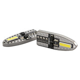 T10 194 LED Bulb 168 W5W 7020 2 LED Non-Polarity Canbus No Error, 6500K White Car Interior Dome Map Door Courtesy Light, 12V