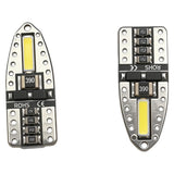 T10 194 LED Bulb 168 W5W 7020 2 LED Non-Polarity Canbus No Error, 6500K White Car Interior Dome Map Door Courtesy Light, 12V
