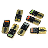 194 LED Bulb 12V 6000K White 2 Side Lighting Non-Polarity 168 2825 W5W T10 Wedge 4-SMD 3030 Chips for Car Dome Map Door Courtesy License Plate Light