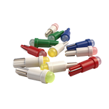 T5 12V LED Bulb for Car Instrument Cluster Gauge Dashboard Panel Light COB Bulb White Red Green Yellow Bule