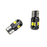 ZXREEK Canbus T10 10 5630 LED bulb 12V Canbus 6000K Car Door Position Width Lights (Pack of 10)
