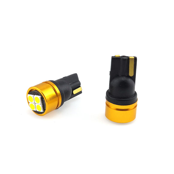 ZXREEK T10 194 LED Bulb 6000K 168 W5W T10 3030 LED Cooper Connector interior Lights(Pack of 10)
