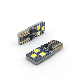 ZXREEK Canbus T10 6 2835 LED bulb 600LM 12V Canbus 6000K Error Free Car Trunk Lights (Pack of 10)